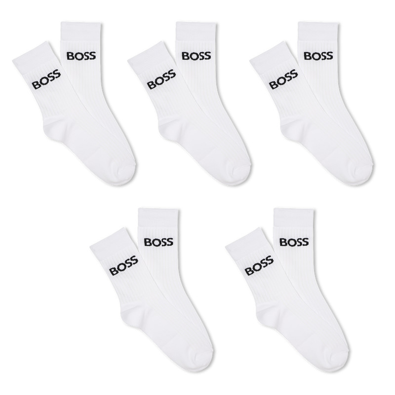Pack of 5 pairs of socks BOSS 
                        BOY