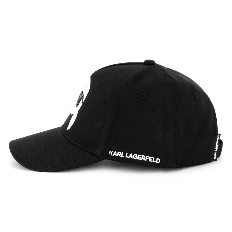 Adjustable cotton baseball cap KARL LAGERFELD KIDS 
                        GIRL
