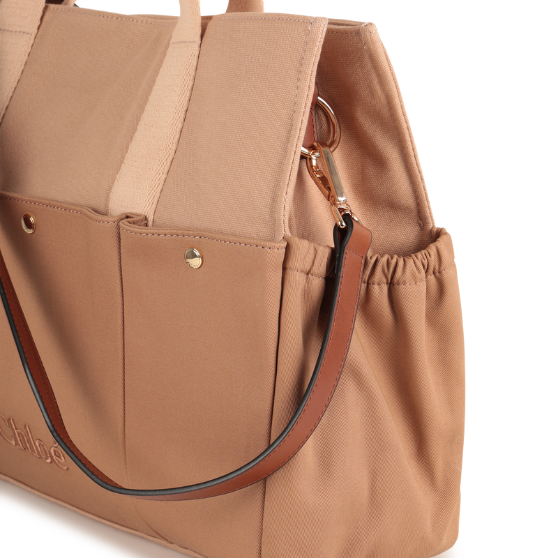 Bi-material diaper bag CHLOE 
                        GIRL