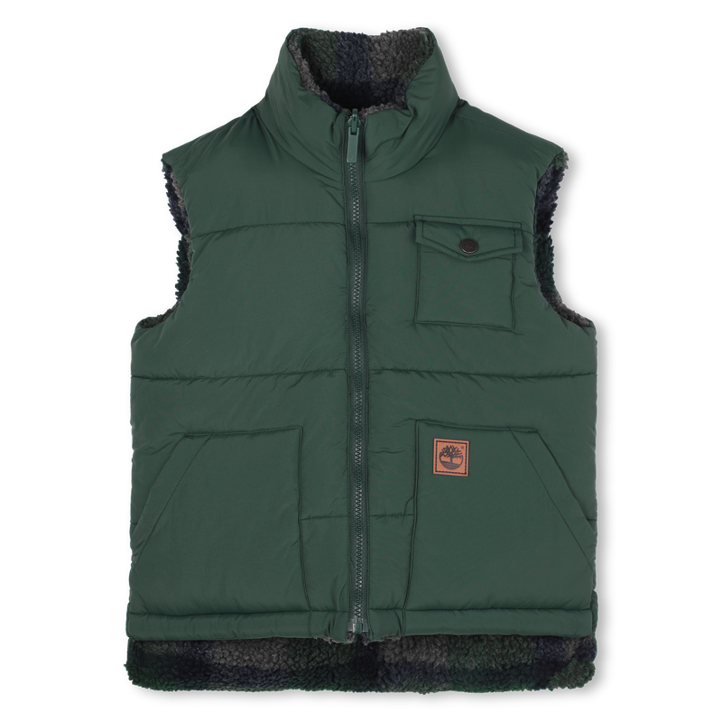 Reversible sleeveless down jacket TIMBERLAND 
                    BOY