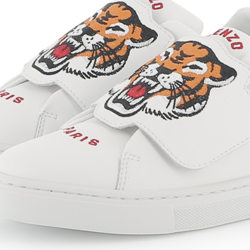 Leather Velcro sneakers