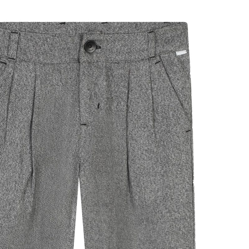 Pleated Cotton Trousers BOSS 
                    GIRL
