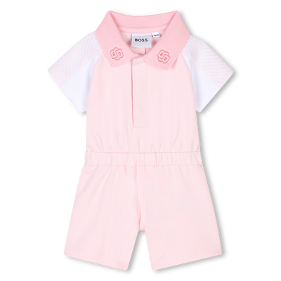 Short Paneled Romper BOSS GIRL