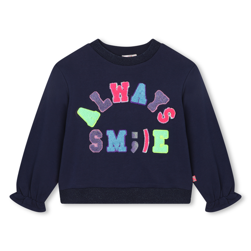Graphic fleece pullover BILLIEBLUSH 
                    GIRL