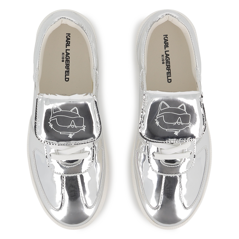 Mirror-Effect Sneakers KARL LAGERFELD KIDS 
                        GIRL