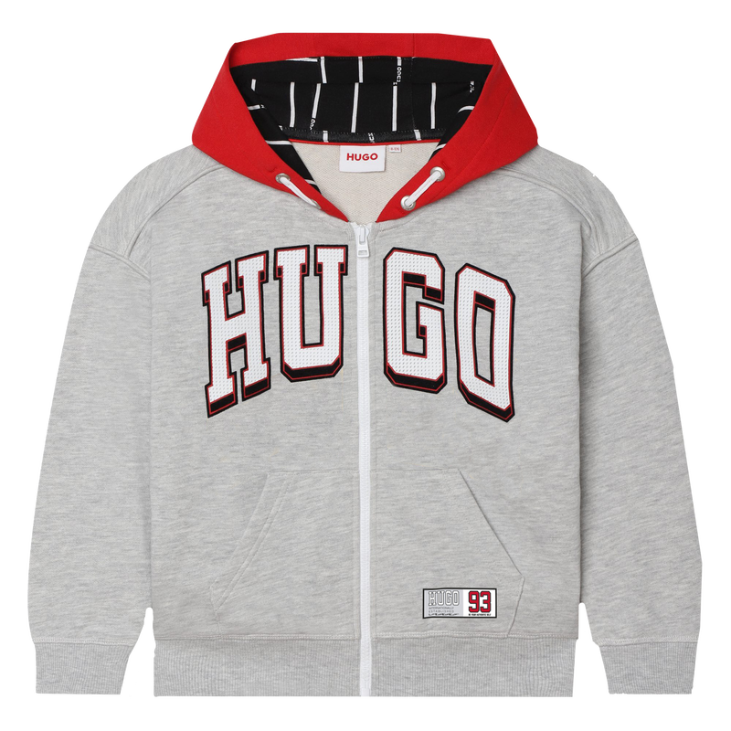 Hooded zip-up sweatshirt HUGO 
                    BOY