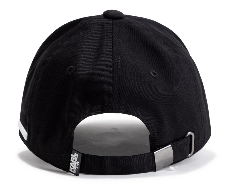 KARL LAGERFELD KIDS Baseball hat with metal buckle