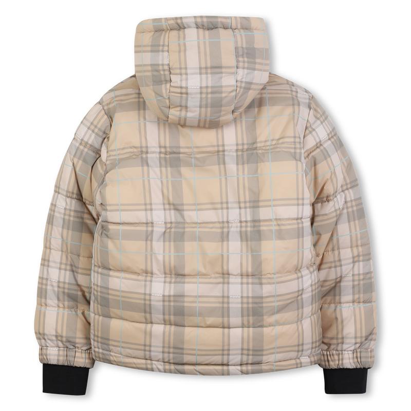 Reversible hooded down jacket HUGO 
                    BOY