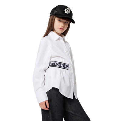 Denim pants KARL LAGERFELD KIDS GIRL