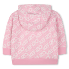 Fleece cardigan and trousers KENZO KIDS 
                    GIRL