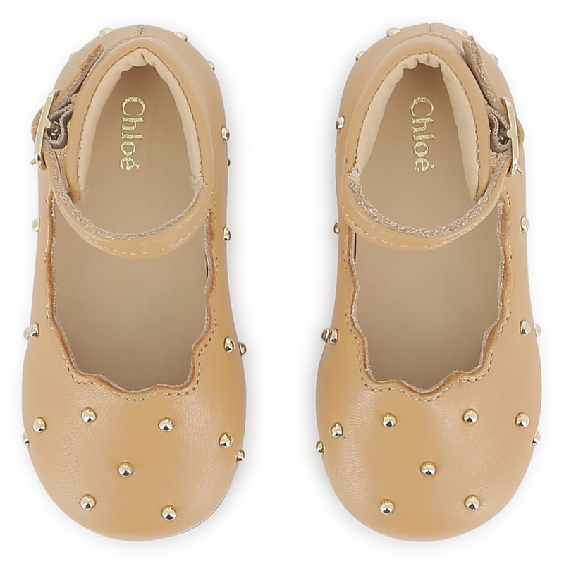 Sheepskin ballerinas CHLOE 
                        GIRL