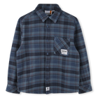 Checked Cotton Shirt Jacket TIMBERLAND 
                    BOY