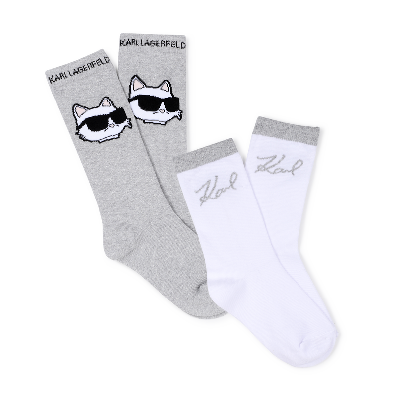 Socks (Set of 2) KARL LAGERFELD KIDS 
                        GIRL