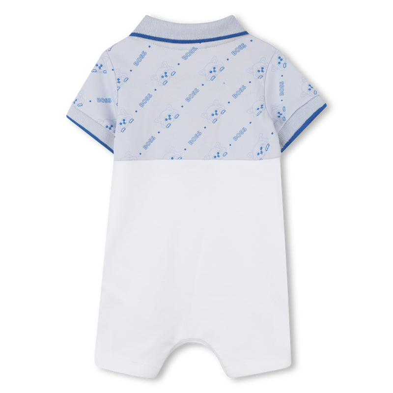 Short polo-neck romper BOSS 
                        BOY