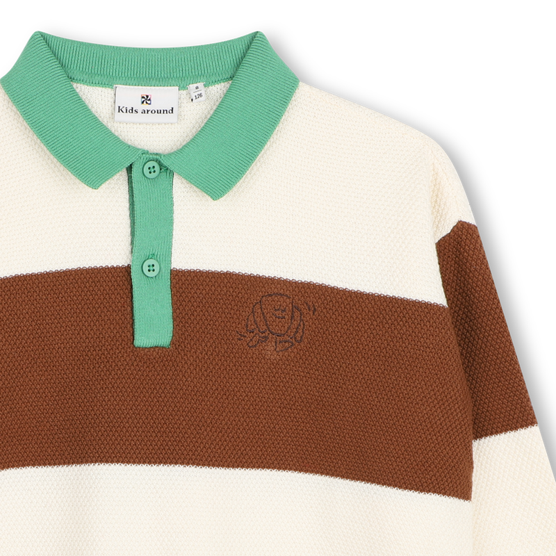 Knitted polo KIDS AROUND 
                        BOY