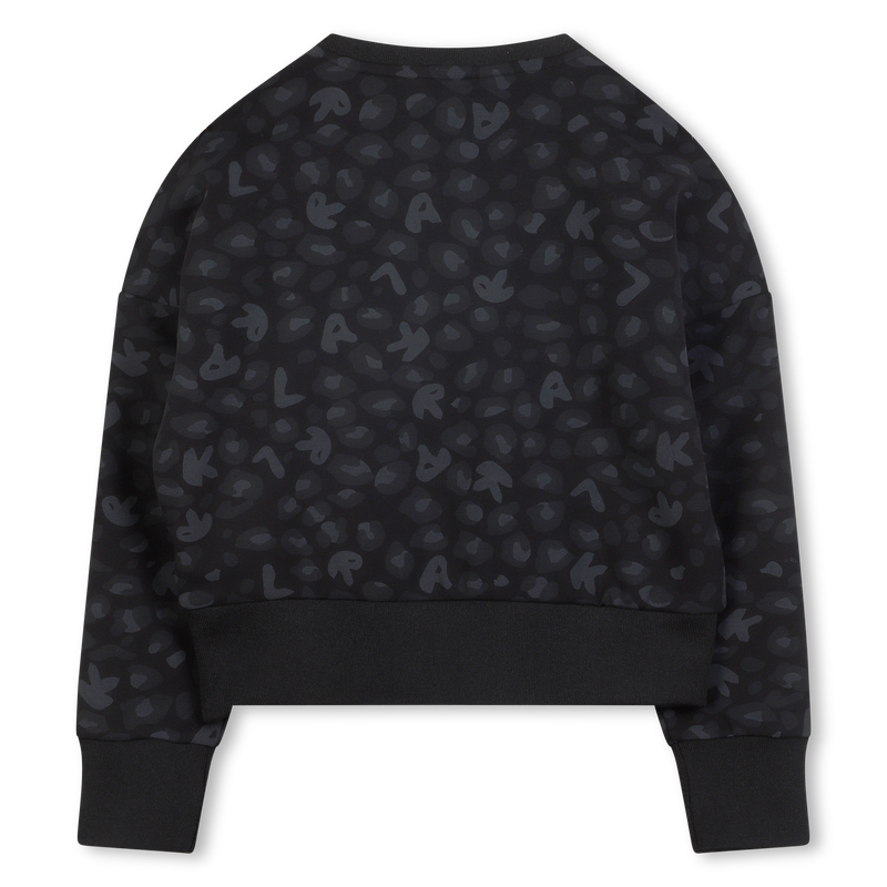 Double jersey sweatshirt KARL LAGERFELD KIDS 
                    GIRL