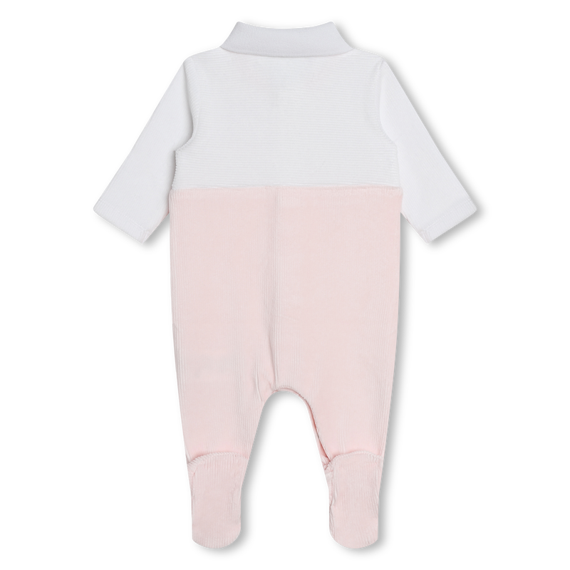 Two-tone velvet pajamas BOSS 
                    GIRL
