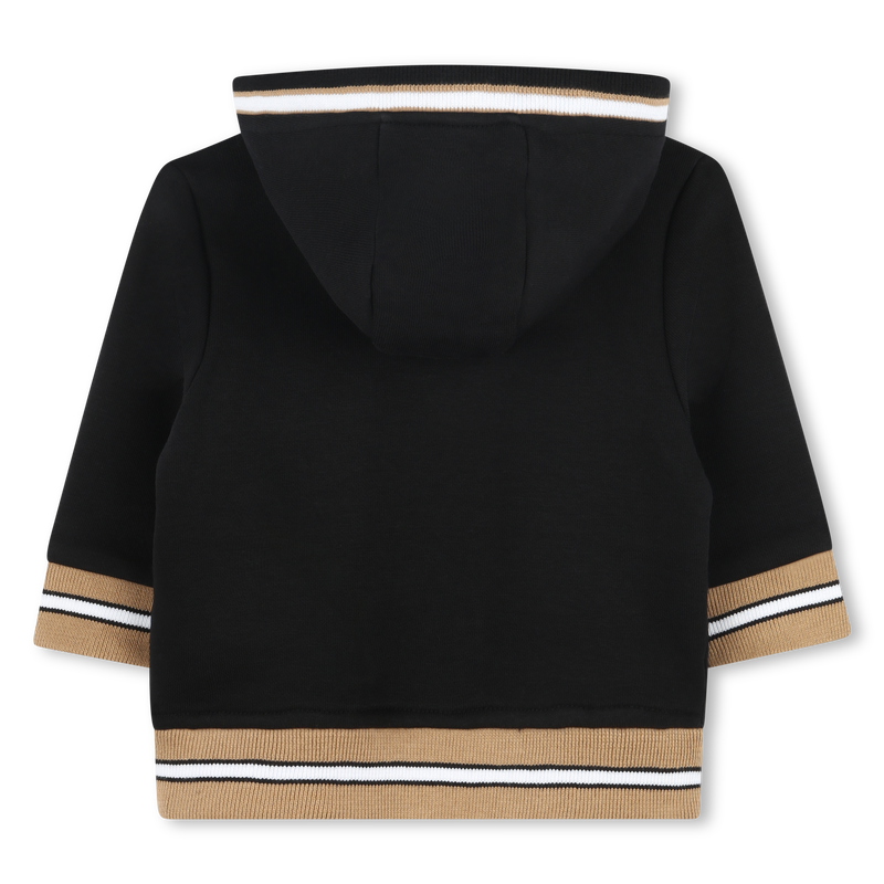 Hooded Fleece Cardigan BOSS 
                    BOY