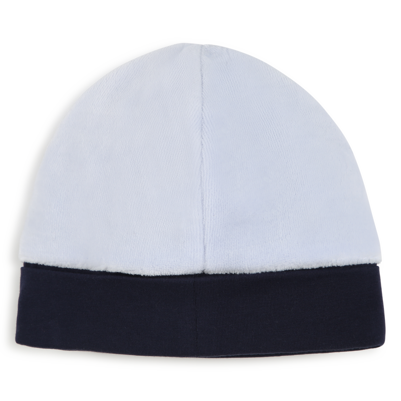 Two-Tone Newborn Hat BOSS 
                    BOY