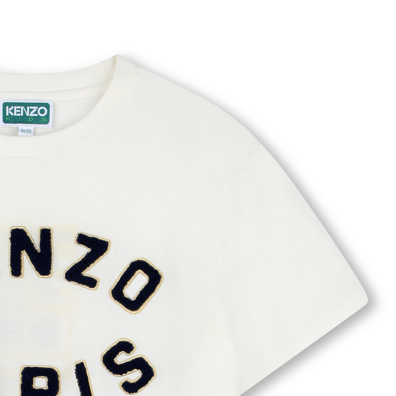 Short-sleeved cotton T-shirt KENZO KIDS 
                    UNISEX