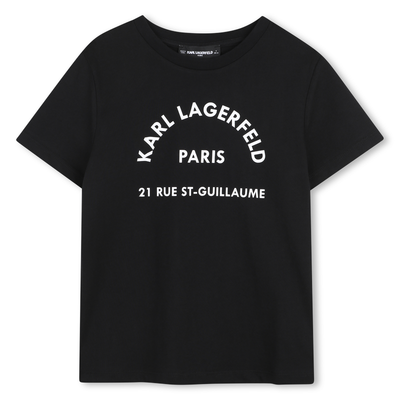 Printed T-Shirt KARL LAGERFELD KIDS 
                        BOY