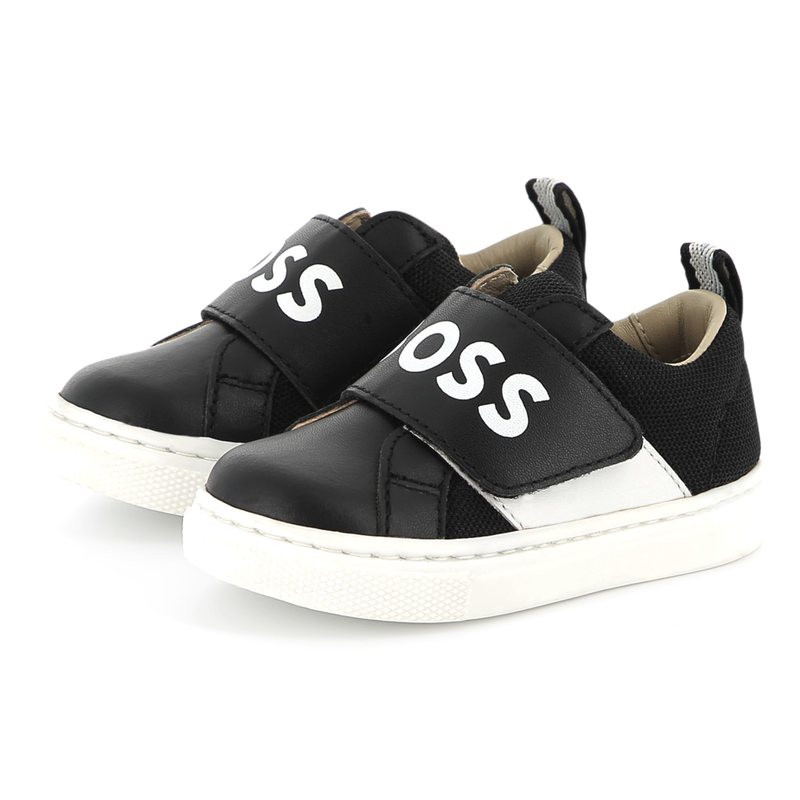 Leather Velcro sneakers BOSS 
                        BOY