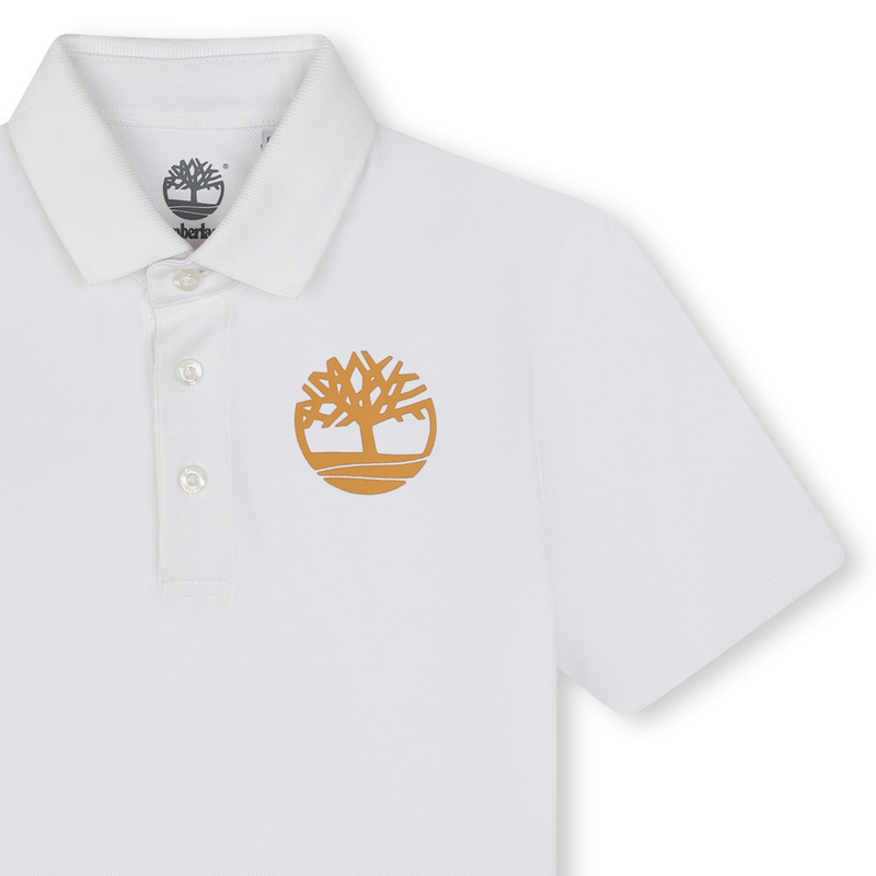 Logo Print Polo Shirt TIMBERLAND 
                        BOY