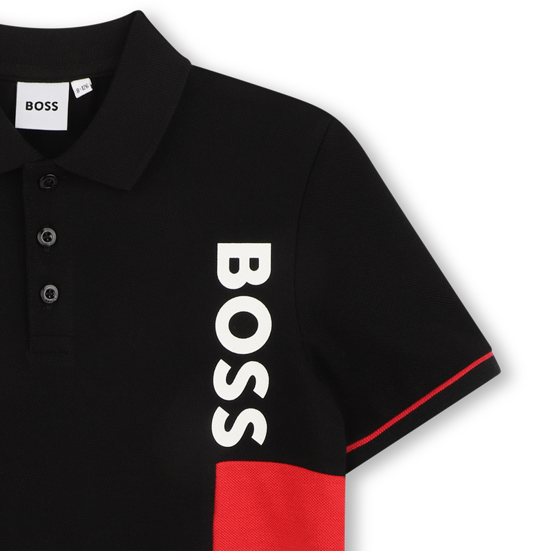 SHORT SLEEVE POLO BOSS 
                        BOY