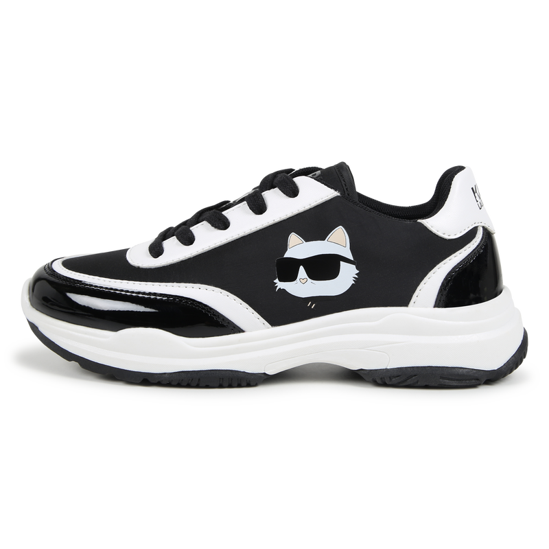 Lace-Up Sneakers KARL LAGERFELD KIDS 
                        GIRL