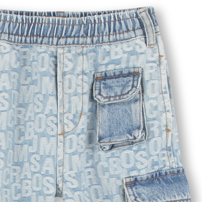 Cotton denim cargo trousers MARC JACOBS 
                    BOY