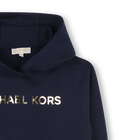 Fleece hooded dress MICHAEL KORS 
                    GIRL