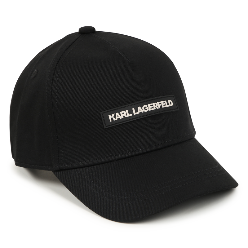 KARL LAGERFELD KIDS Cotton Baseball Cap