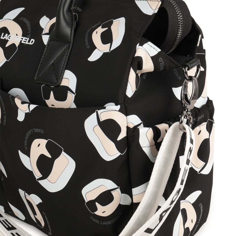 Matte diaper bag KARL LAGERFELD KIDS 
                    UNISEX