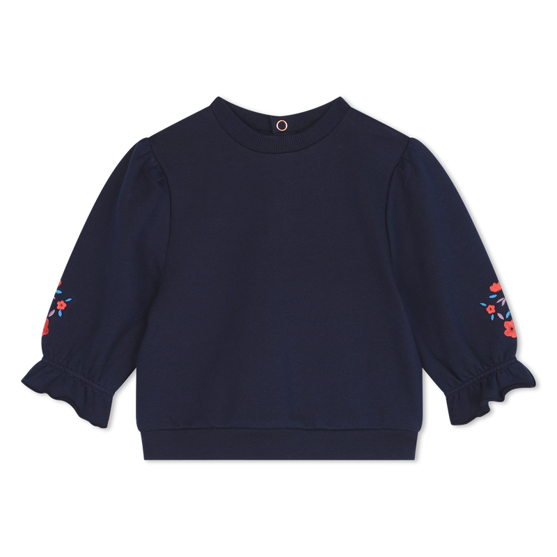 Floral Embroidered Sweatshirt CARREMENT BEAU 
                    GIRL