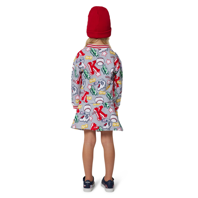 Patterned fleece skirt KENZO KIDS 
                    GIRL