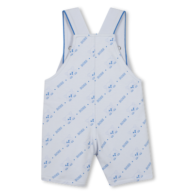 Panda Print Short Overalls BOSS BOY