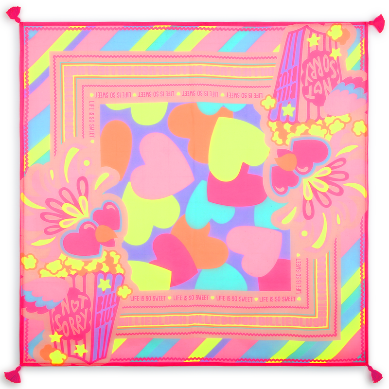 Printed square scarf BILLIEBLUSH 
                        GIRL