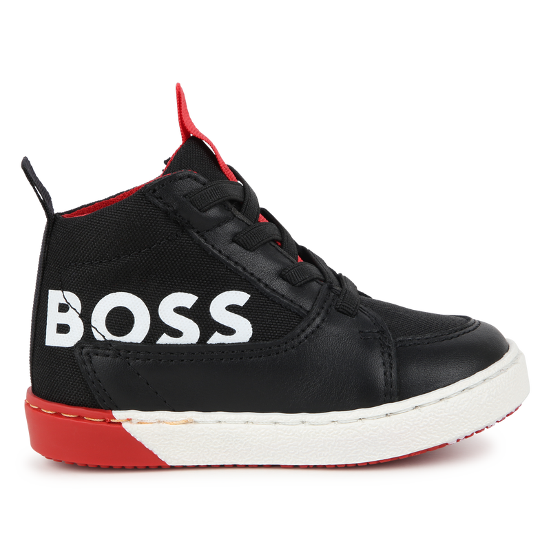 Velcro Lace-Up Sneakers BOSS 
                        BOY
