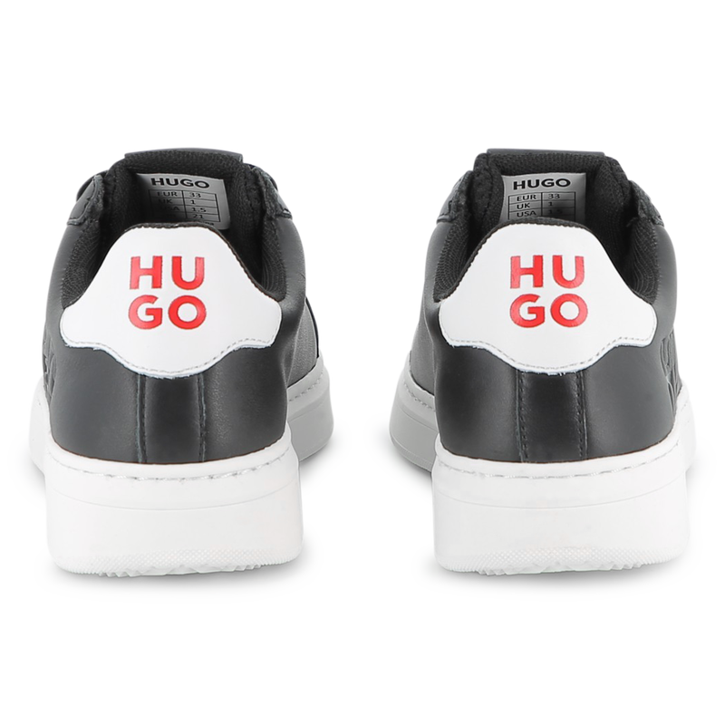 Cowhide leather sneakers HUGO 
                        BOY