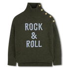 Buttoned stand-up neck sweater ZADIG VOLTAIRE 
                    GIRL