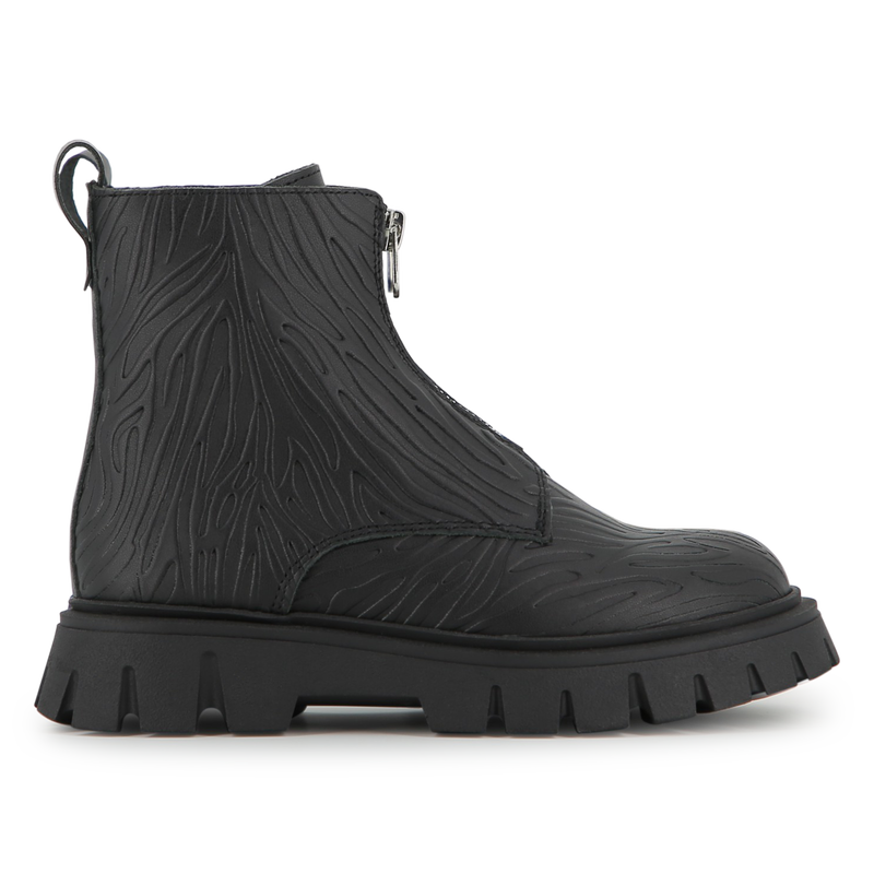 Cowhide leather ankle boots MARC JACOBS 
                    GIRL