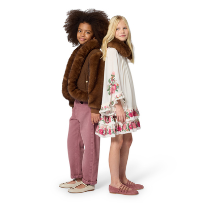 Fuzzy fleece collar CHLOE GIRL