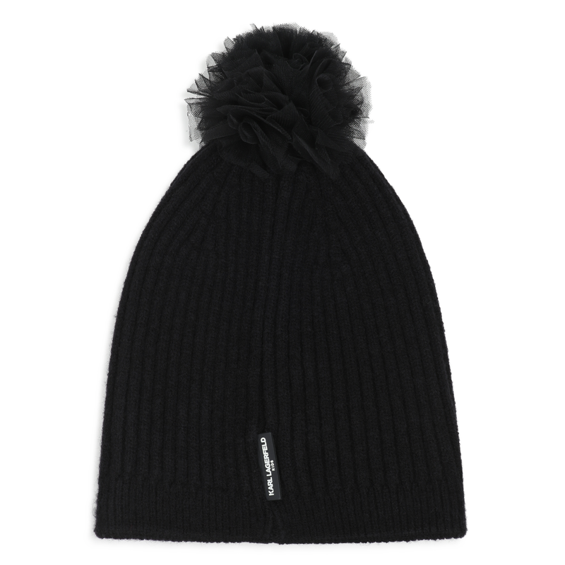 Knitted beanie KARL LAGERFELD KIDS 
                        GIRL