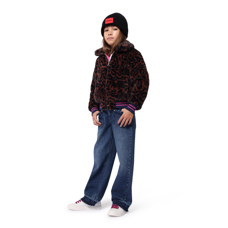 Zip-Up Polar Fleece Jacket HUGO 
                    GIRL