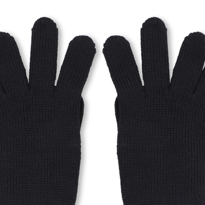 Knitted gloves KARL LAGERFELD KIDS BOY