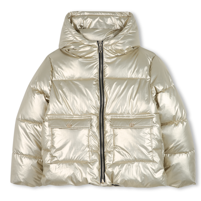 Hooded down jacket MICHAEL KORS 
                    GIRL