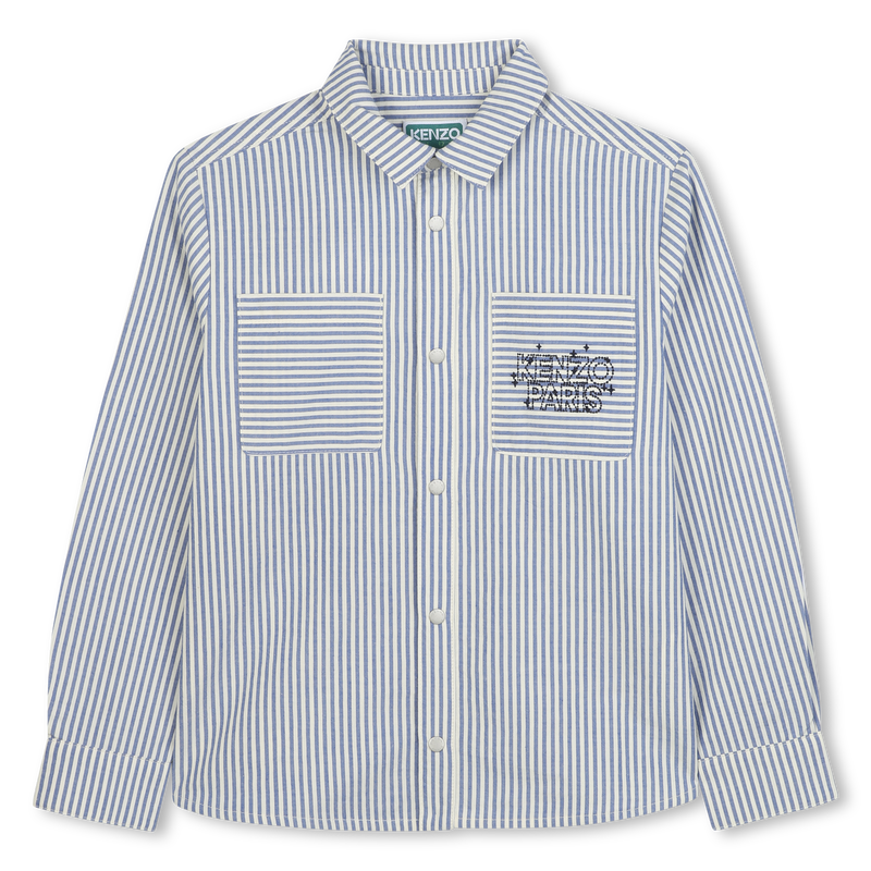 Striped cotton shirt KENZO KIDS 
                        BOY