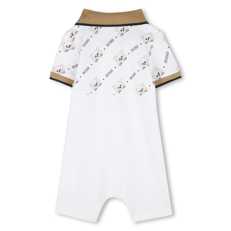 Short polo-neck romper BOSS 
                        BOY