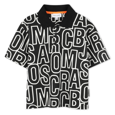 Monogram-print polo shirt MARC JACOBS BOY