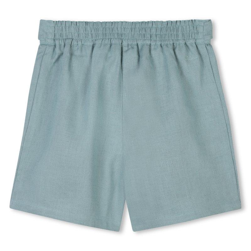 Belted linen shorts CHLOE 
                    GIRL